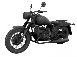 ural m70 solo 2014 3D Model