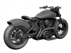 indian scout wall of death 2015 3D 모델