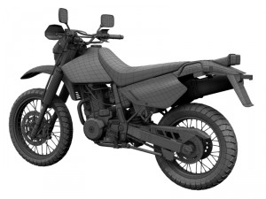 suzuki dr650se 2015 3D Model