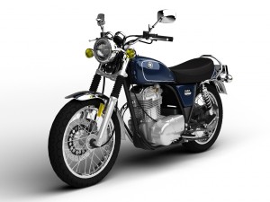 yamaha sr400 2015 3D Model