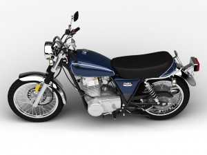 yamaha sr400 2015 3D Model