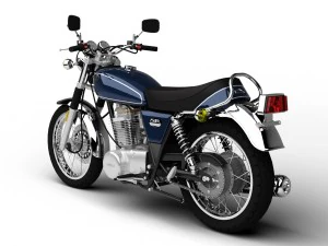 yamaha sr400 2015 3D Model