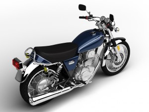 yamaha sr400 2015 3D Model