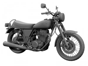 yamaha sr400 2015 3D Model