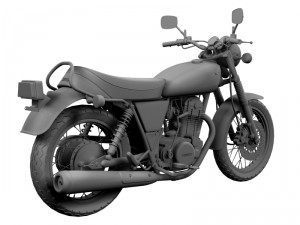 yamaha sr400 2015 3D Model