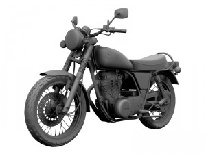 yamaha sr400 2015 3D Model