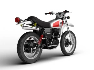 yamaha xt500 1975 3D Model