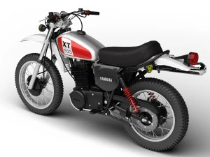 yamaha xt500 1975 3D Model