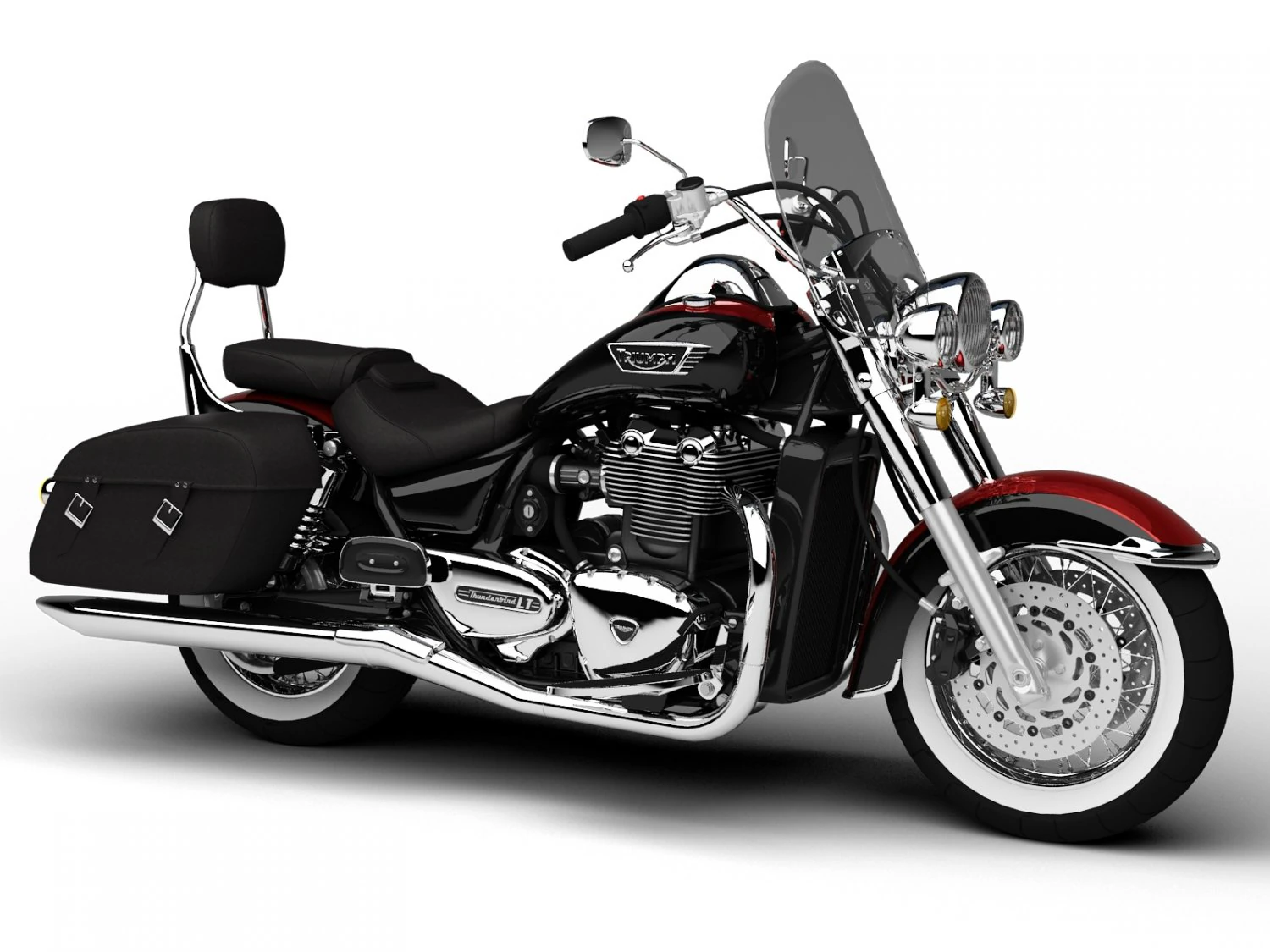 triumph thunderbird lt 2015 3D Model .c4d .max .obj .3ds .fbx .stl .blend 