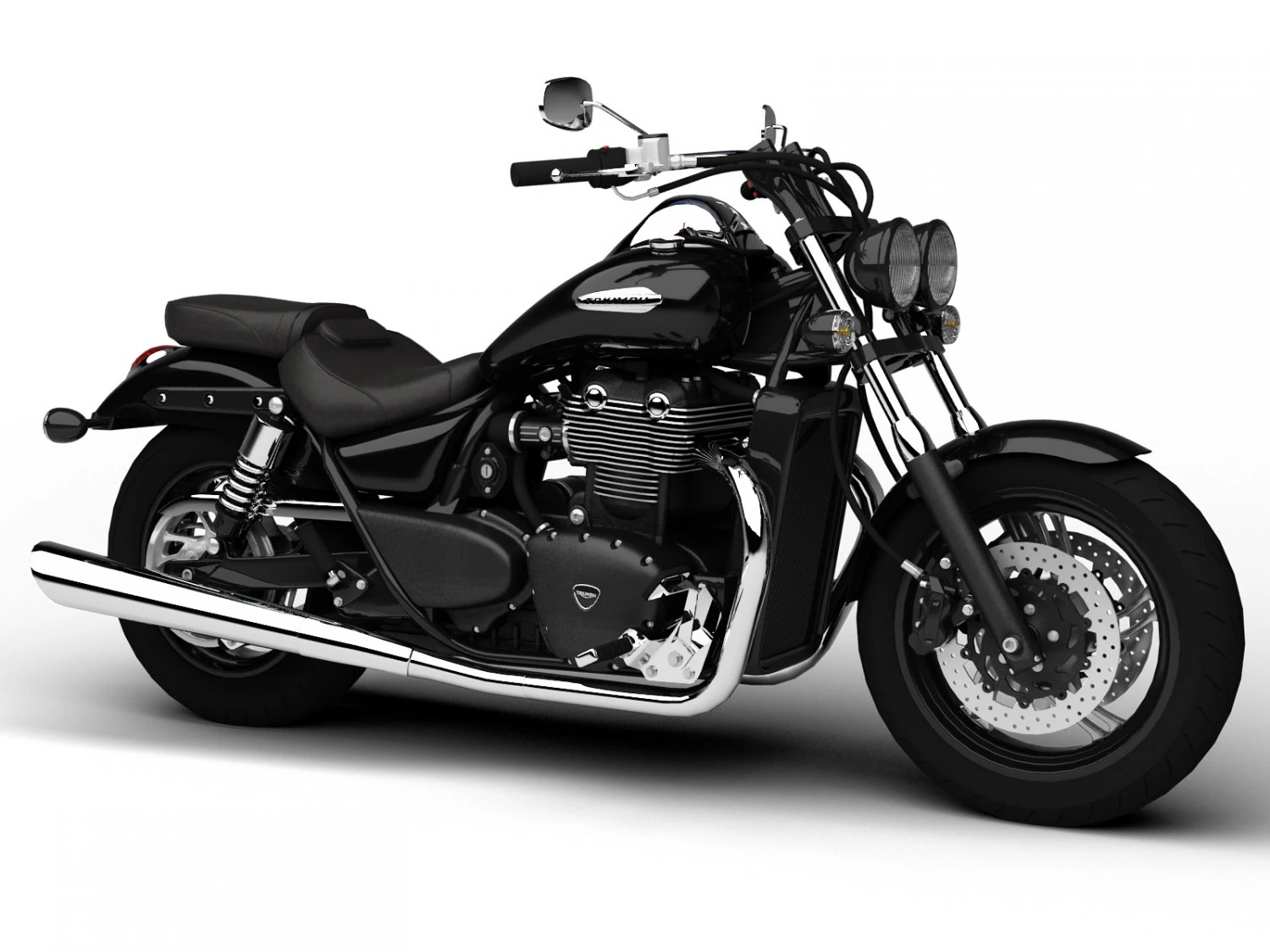 triumph thunderbird storm 2015 3D Model .c4d .max .obj .3ds .fbx .stl .blend