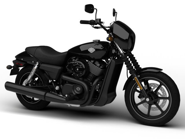 harley-davidson street 750 2015 3D Model in Motorcycle 3DExport