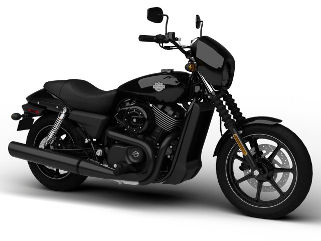 harley-davidson street 750 2015 Modelo 3D .c4d .max .obj .3ds .fbx .stl .blend 