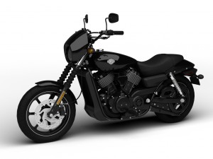 harley-davidson street 750 2015 Modelo 3D