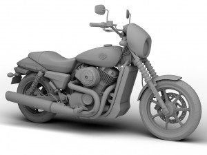 harley-davidson street 750 2015 Modelo 3D
