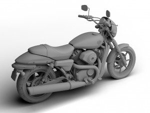 harley-davidson street 750 2015 Modelo 3D