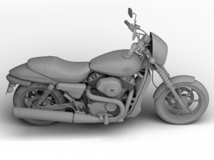 harley-davidson street 750 2015 Modelo 3D