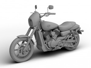 harley-davidson street 750 2015 Modelo 3D