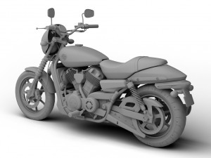 harley-davidson street 750 2015 Modelo 3D