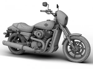 harley-davidson street 750 2015 3D Model
