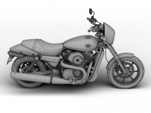 harley-davidson street 750 2015 Modelo 3D