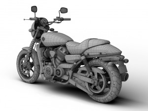 harley-davidson street 750 2015 Modelo 3D