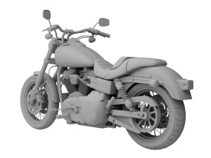 harley-davidson fxdl dyna low rider 2015 3D Model