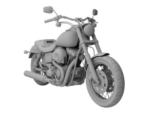 harley-davidson fxdl dyna low rider 2015 3D Model