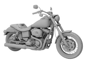 harley-davidson fxdl dyna low rider 2015 3D Model