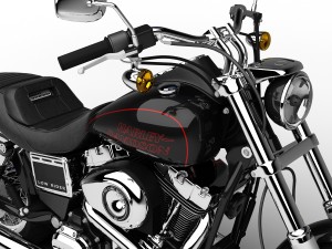 harley-davidson fxdl dyna low rider 2015 3D Model