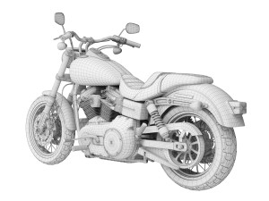 harley-davidson fxdl dyna low rider 2015 3D Model