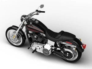 Харлей-Дэвидсон fxdl Dyna Low Rider 2015 3D Модель
