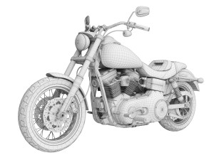 harley-davidson fxdl dyna low rider 2015 3D Model