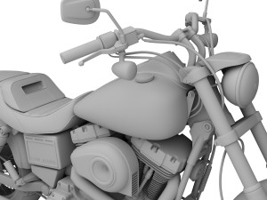 harley-davidson fxdl dyna low rider 2015 3D Model