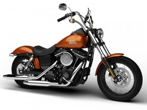 Harley-Davidson FXDB Dyna Street Bob 2015 Modelo 3D