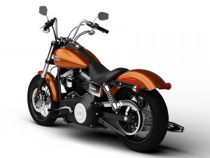 harley-davidson fxdb dyna street bob 2015 3D Model
