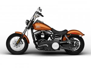 harley-davidson fxdb dyna street bob 2015 3D Model
