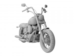harley-davidson fxdb dyna street bob 2015 3D Model