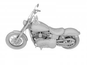 harley-davidson fxdb dyna street bob 2015 3D Model