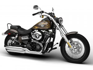 harley-davidson fxdwg dyna wide glide 2015 3D Model