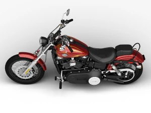 harley-davidson fxdwg dyna wide glide 2015 3D Model