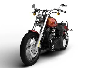 harley-davidson fxdwg dyna wide glide 2015 3D Model