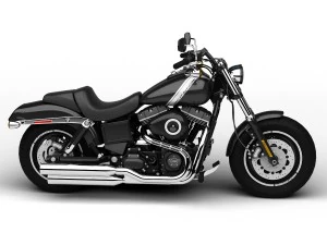 harley-davidson fxdf dyna fat bob 2015 3D Model