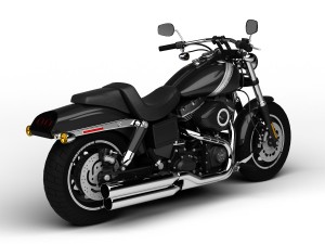 harley-davidson fxdf dyna fat bob 2015 3D 模型