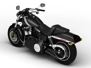 harley-davidson fxdf dyna fat bob 2015 3D 模型