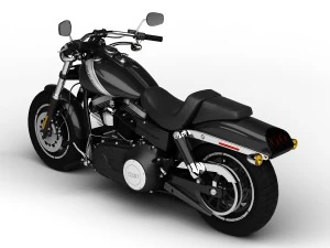 harley-davidson fxdf dyna fat bob 2015 3D Model