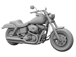 harley-davidson fxdf dyna fat bob 2015 3D 模型