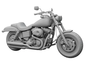 harley-davidson fxdf dyna fat bob 2015 3D Model