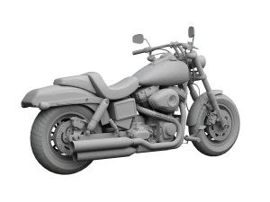 harley-davidson fxdf dyna fat bob 2015 3D Model