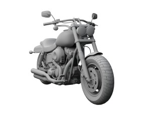 harley-davidson fxdf dyna fat bob 2015 3D 模型
