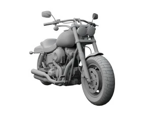 harley-davidson fxdf dyna fat bob 2015 3D Model